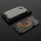 Lunso - Honinggraat Armor Backcover hoes - iPhone 13 - Zwart