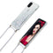Lunso iPhone 12 Pro Max - Backcover hoes met koord - Glitter Zilver