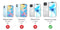 Lunso iPhone 12 Pro Max - Backcover hoes met koord - Glitter Zilver