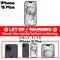 Lunso - iPhone 15 Plus - Back cover hoesje - Metalen ring Donkergroen