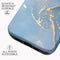 Lunso iPhone 15 Pro Back cover hoesje Magsafe - Aciano Azul