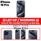 Lunso - iPhone 15 Pro - Back cover hoesje - Metalen ring Donkergroen