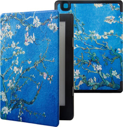 Lunso Kobo Aura H20 Edition 2 hoes (6.8 inch) - sleepcover - Van Gogh Amandelbloesem