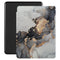 Lunso - Kobo Glo / Glo HD / Touch 2.0 (6 inch) - Vegan saffiano leren sleepcover hoes - Marble Magnu