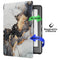 Lunso - Kobo Glo / Glo HD / Touch 2.0 (6 inch) - Vegan saffiano leren sleepcover hoes - Marble Magnu