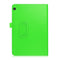 Lunso - Lenovo Tab M10 Gen 1 - Stand flip Bookcase hoes - Groen