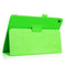Lunso - Lenovo Tab M10 Gen 1 - Stand flip Bookcase hoes - Groen
