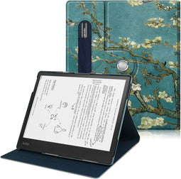 Lunso - Luxe sleepcover stand hoes - Geschikt voor Kobo Elipsa (10.3 inch) - Van Gogh Amandelbloesem