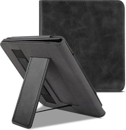 Lunso - Luxe sleepcover stand hoes - Geschikt voor Kobo Libra 2 (7 inch) - Zwart