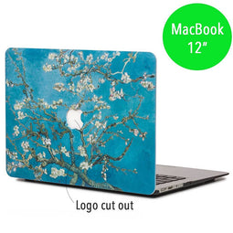 Lunso MacBook 12 inch cover hoes - case - Van Gogh amandelboom