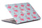 Lunso MacBook Air 13 inch (2018-2019) cover hoes - case - Flamingo Blue