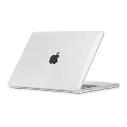 Lunso MacBook Air 13 inch M2/M3 (2022-2024) cover hoes - case - Glanzend Transparant
