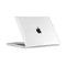 Lunso MacBook Air 13 inch M2/M3 (2022-2024) cover hoes - case - Glanzend Transparant