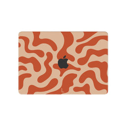 Lunso MacBook cover hoes - case - Orange Fever