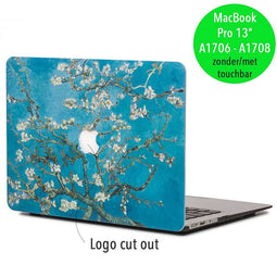 Lunso MacBook Pro 13 inch (2016-2019) cover hoes - case - Van Gogh amandelboom
