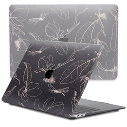 Lunso MacBook Pro 13 inch M1/M2 (2020-2022) cover hoes - case - Dragonfly Black