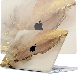 Lunso - MacBook Pro 14 inch (2021-2024) - case hoes - Sweet Caramel
