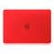 Lunso MacBook Pro 15 inch (2016-2020) cover hoes - case - mat rood