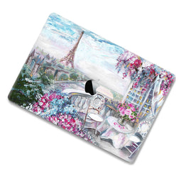 Lunso MacBook Pro 16 inch (2019) cover hoes - case - Paris Painting
