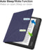 Lunso - Origami sleepcover hoes - Geschikt voor Kobo Libra 2 (7 inch) - Donkerblauw