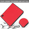 Lunso - Origami sleepcover hoes - Geschikt voor Kobo Libra 2 (7 inch) - Rood