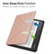 Lunso - Origami sleepcover hoes - Kobo Libra 2 (7 inch) - Rose Goud