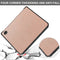 Lunso - Origami sleepcover hoes - Kobo Libra 2 (7 inch) - Rose Goud