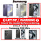 Lunso - Samsung Galaxy S24 Ultra - Armor backcover hoes met ringhouder - Zwart