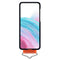 Lunso - Samsung Galaxy Z Flip5 - Hoes met band - Donkerblauw/Oranje
