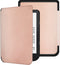 Lunso - sleepcover flip hoes - Geschikt voor Kobo Nia (6 inch) - Rose Goud