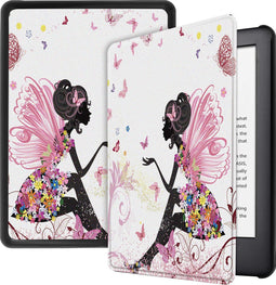 Lunso - sleepcover hoes - Geschikt voor Kindle 2019 (Generatie 10) - Fee