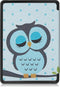 Lunso - sleepcover hoes - Geschikt voor Kindle 2019 (Generatie 10) - Dommel uil