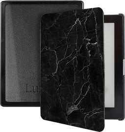 Lunso - sleepcover hoes - Kobo Aura edition 1 (6 inch) - Marble Shire