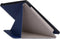 Lunso - sleepcover origami hoes - Geschikt voor Kobo Forma - Blauw