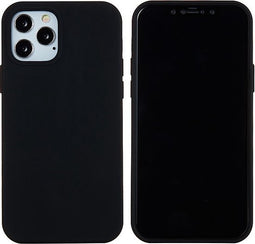 Lunso - Softcase Backcover hoes - Geschikt voor iPhone 13 Pro - Zwart