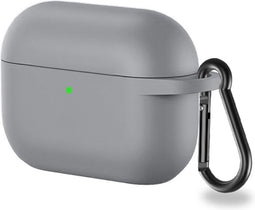 Lunso - Softcase cover hoes - Geschikt voor AirPods Pro - Grijs