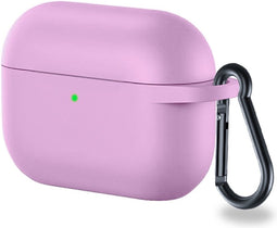 Lunso - Softcase cover hoes - Geschikt voor AirPods Pro - Lila