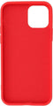 Lunso - Softcase hoes - Geschikt voor iPhone 12 Mini - Rood