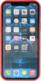 Lunso - Softcase hoes - Geschikt voor iPhone 12 Mini - Rood