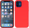 Lunso - Softcase hoes - Geschikt voor iPhone 12 Mini - Rood