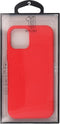 Lunso - Softcase hoes - Geschikt voor iPhone 12 Mini - Rood