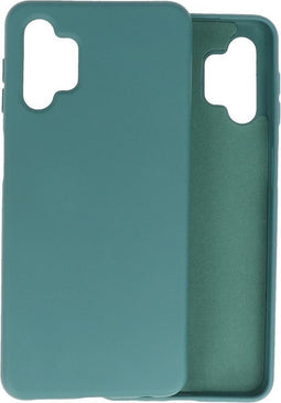 Lunso - Softcase hoes - Geschikt voor Samsung Galaxy A32 - Army Groen