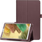 Lunso - Stand flip sleepcover hoes - Geschikt voor Samsung Galaxy Tab A7 Lite - Bruin