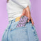 iMoshion Hoesje Geschikt voor iPhone 12 Pro / 12 Hoesje Siliconen - iMoshion Design hoesje - Transparant / Paars / Design Leopard Lilac