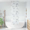 vidaXL - Doucherolgordijn - 80x240 - cm - stofbreedte - 76 - cm