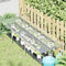 vidaXL - Plantenafdekking - met - zeilringen - 1x3 - m - PVC
