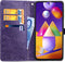 iMoshion Hoesje Geschikt voor Samsung Galaxy M31s Hoesje Met Pasjeshouder - iMoshion Mandala Bookcase - Paars