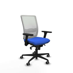 Piqueras y Crespo 3D036G0 - Bureaustoel - Verstelbare hoogte met armleuning - Blauw