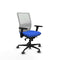 Piqueras y Crespo 3D036G0 - Bureaustoel - Verstelbare hoogte met armleuning - Blauw