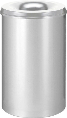 V-Part VB 111000 - Vlamdovende Papierbak 110 liter - Zilver